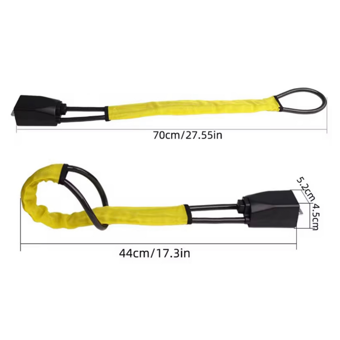 Car Shield Steering Wheel Cable Lock