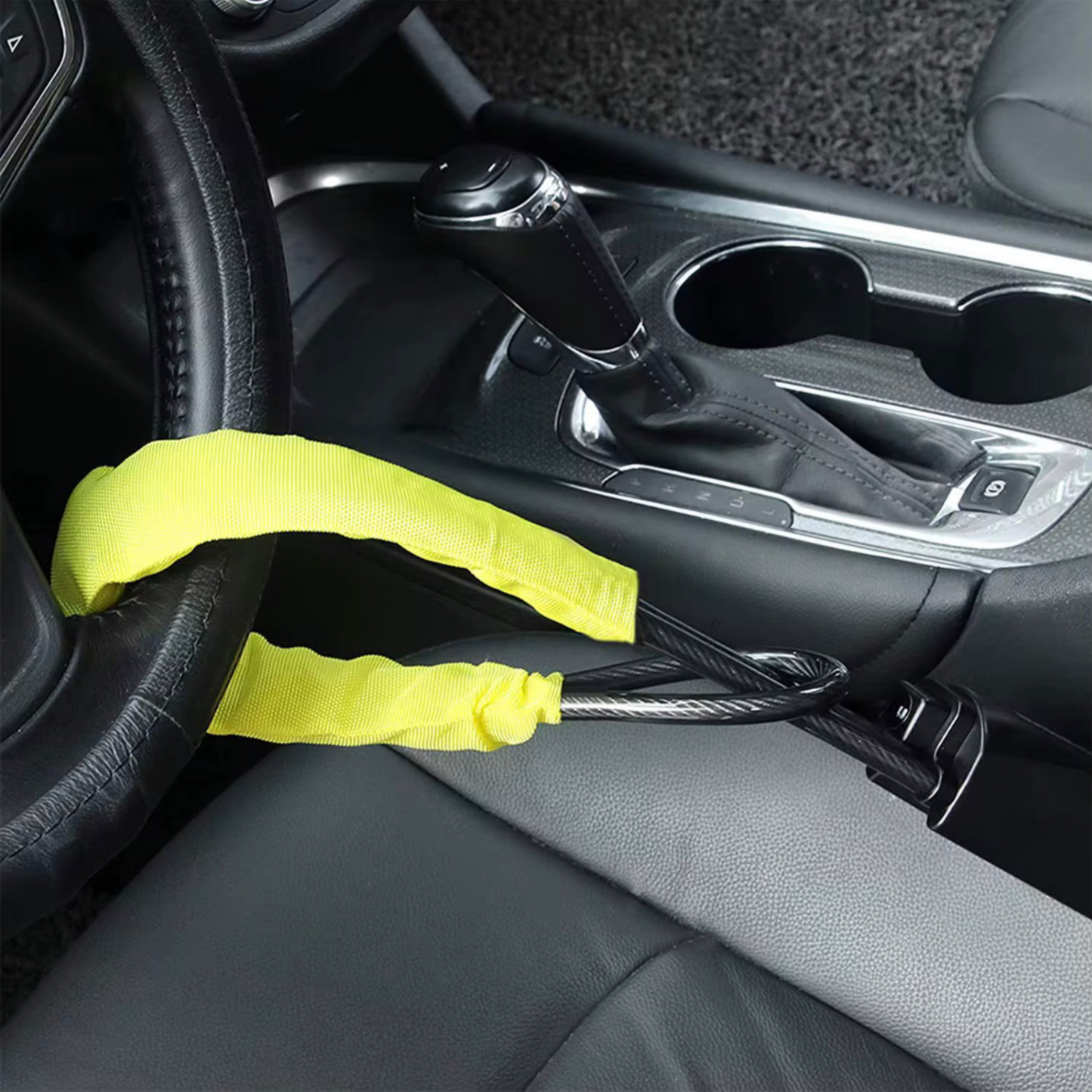 Car Shield Steering Wheel Cable Lock