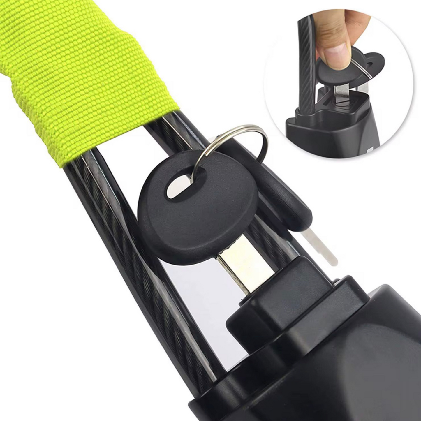 Car Shield Steering Wheel Cable Lock