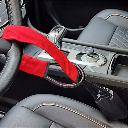 Car Shield Steering Wheel Cable Lock