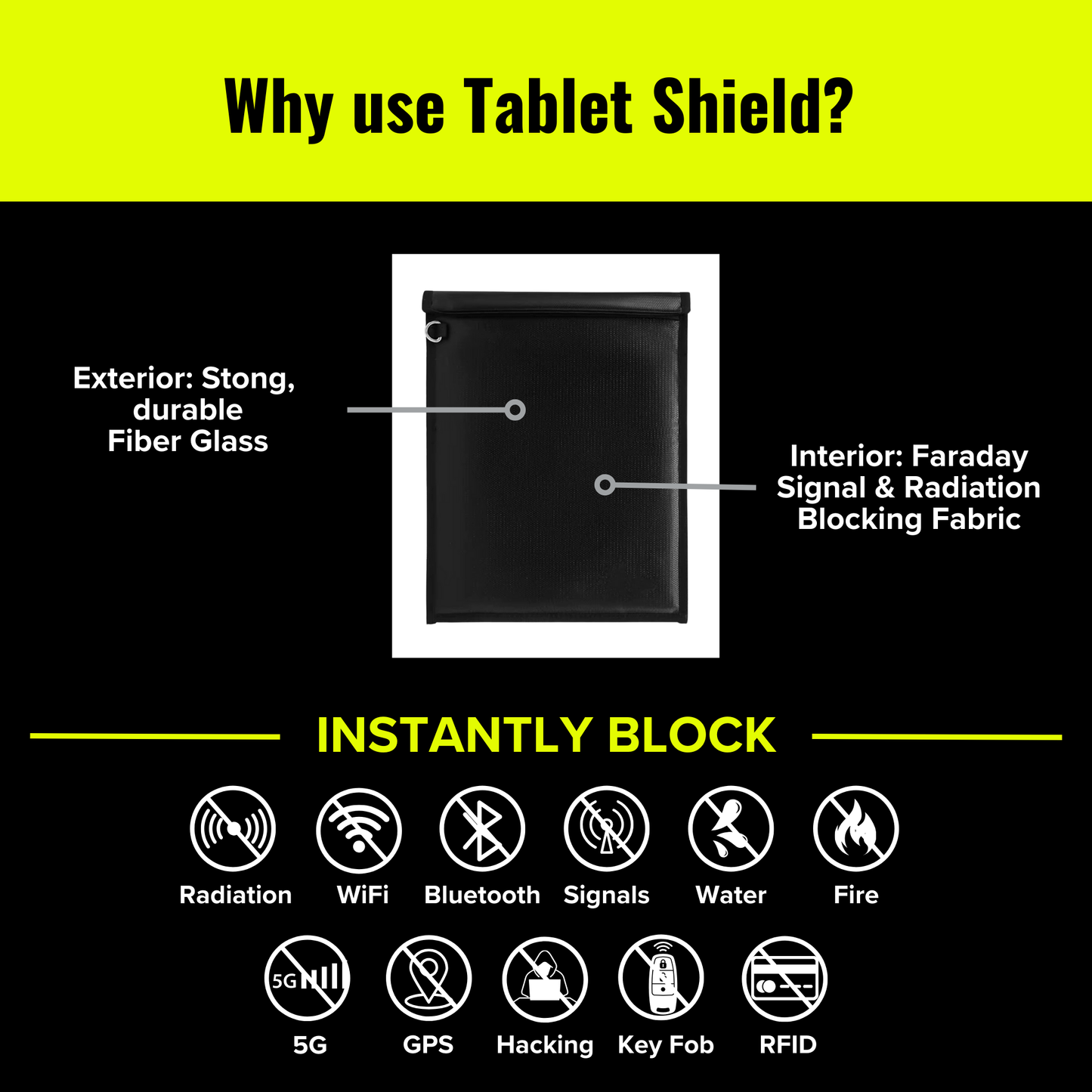 Faraday Tablet Shield